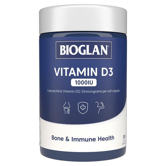Bioglan 维生素 D3 1000IU 250 粒胶囊