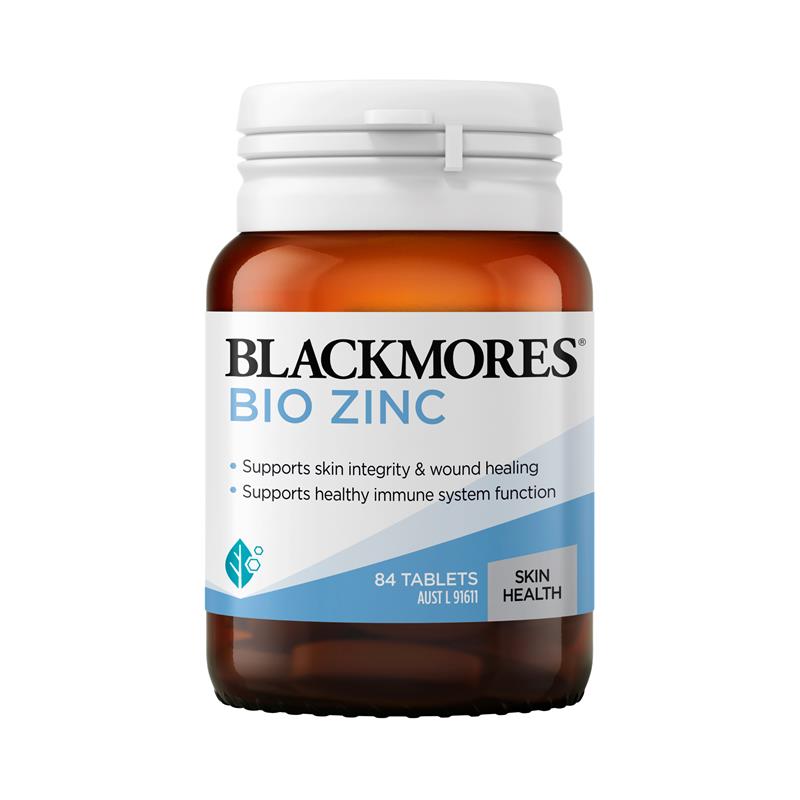 Blackmores Bio Zinc Skin Health Immune Support Vitamin 84 Viên
