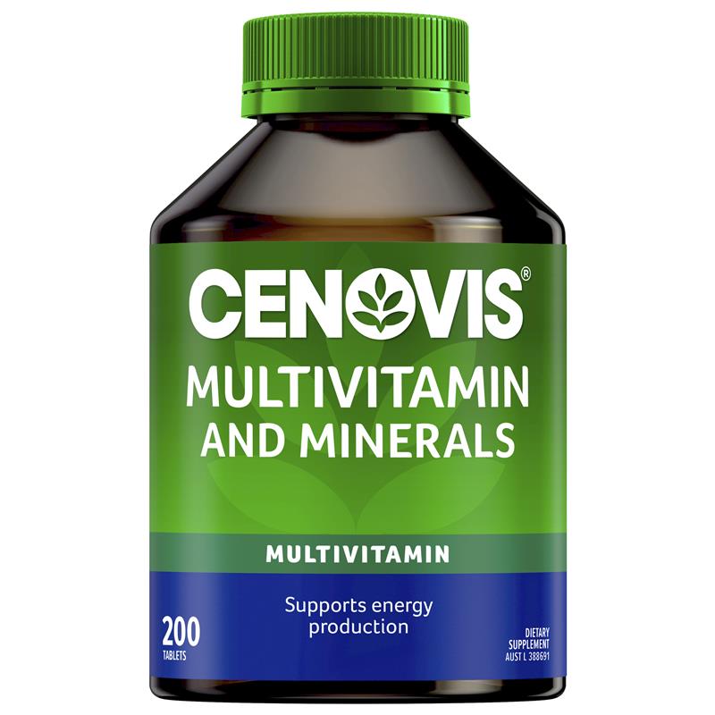 Cenovis 复合维生素和矿物质能量片 200 片