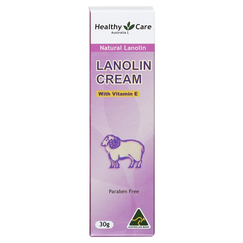 Kem Lanolin tự nhiên Healthy Care tuýp 30g