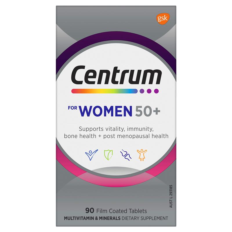 Centrum For Women 50+ 90 Tablets