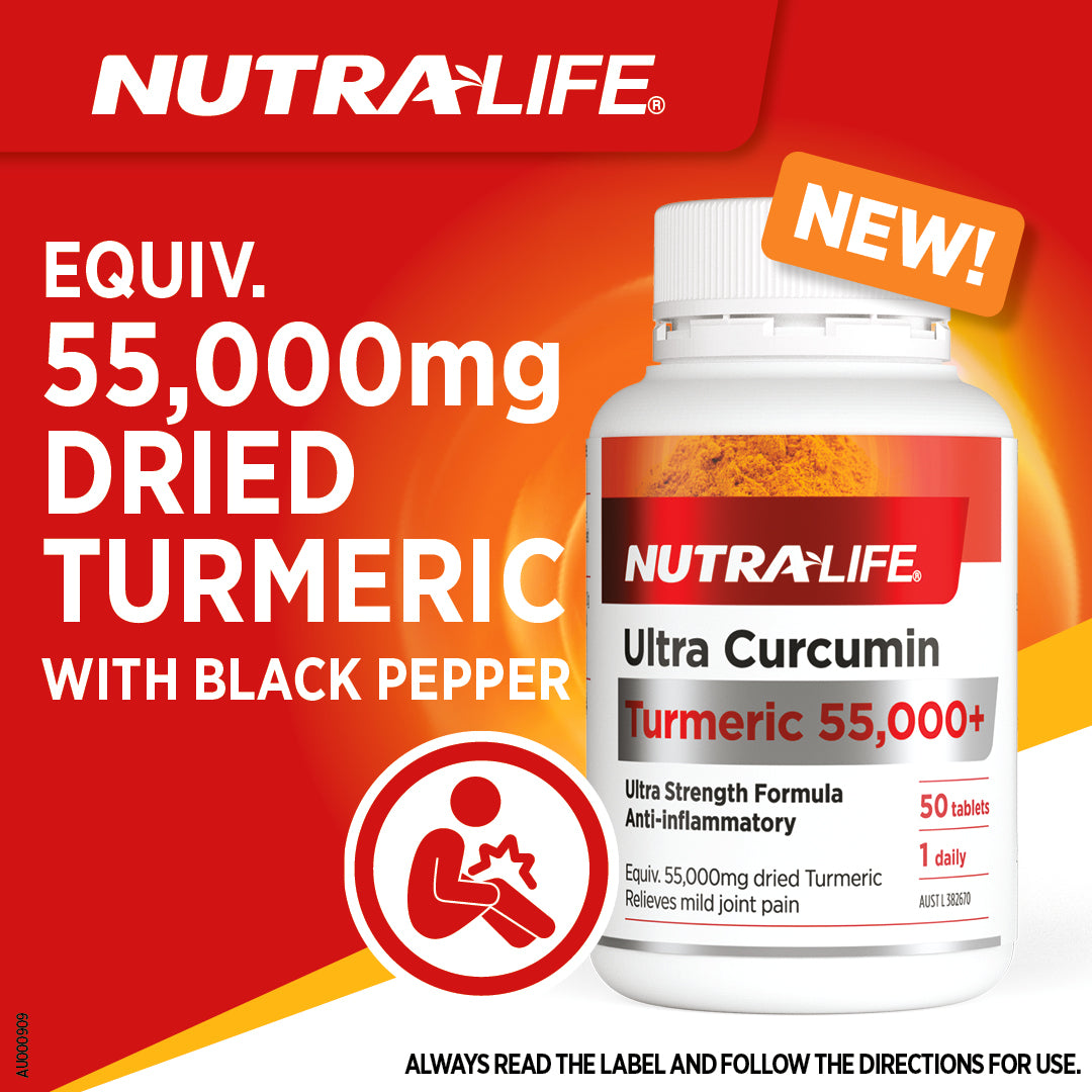 Nutra-Life Ultra Curcumin Turmeric 55000+ 50 Tablets