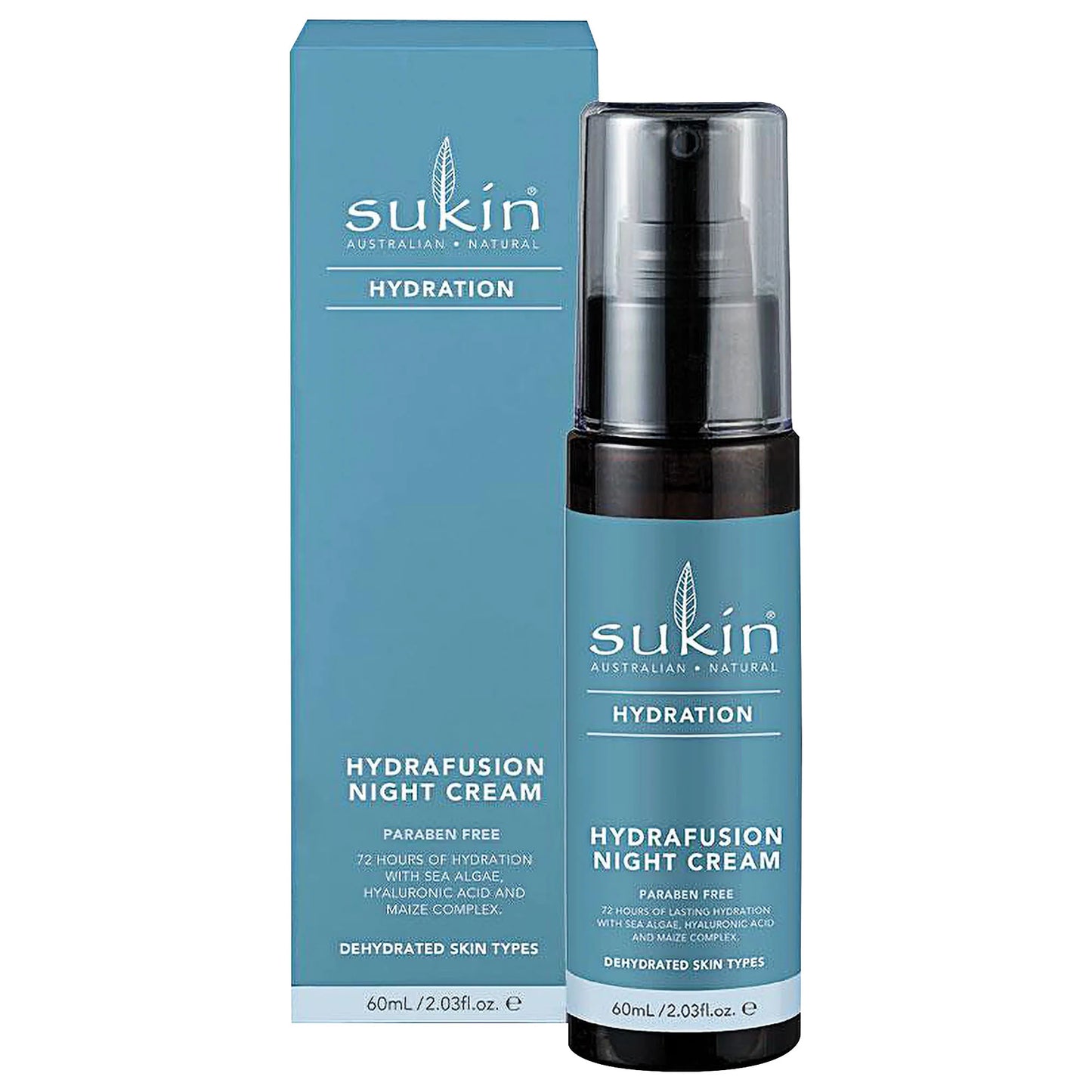Kem dưỡng ẩm ban đêm Sukin Hydration Hydrafusion 60ml