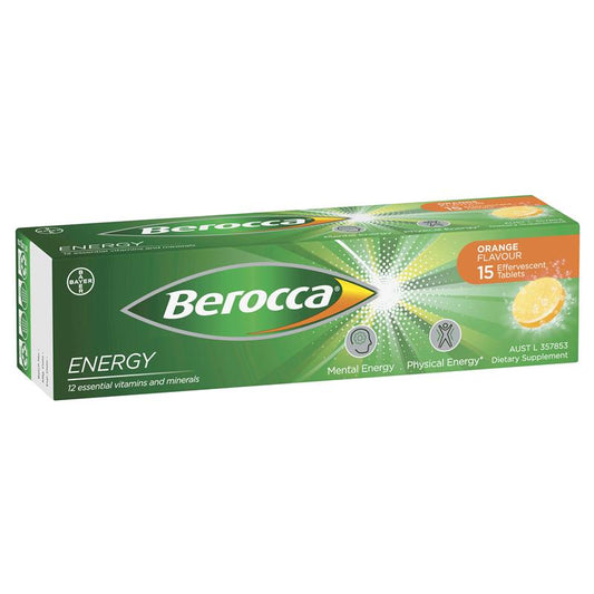 Berocca 能量橙味泡腾片 15 片