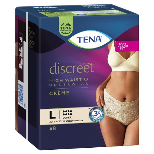 Tena Pant Discreet 超大彩色裤 8 条装