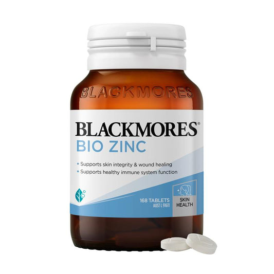 Blackmores 生物锌皮肤健康免疫支持维生素 168 片