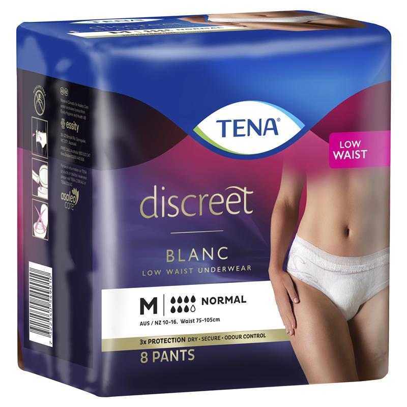 Tena 女士隐蔽式中号裤子 8 条装