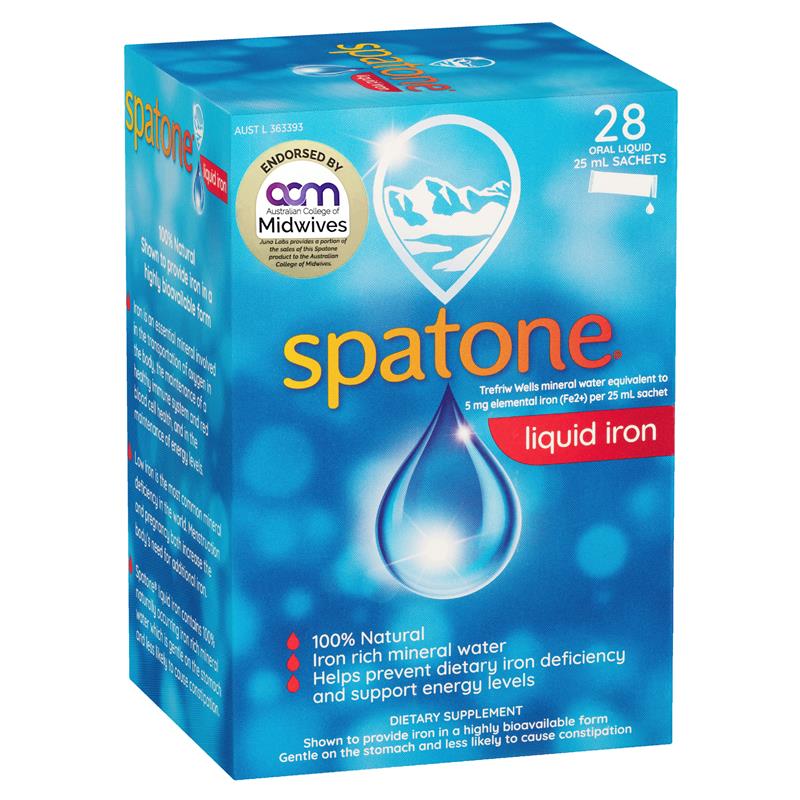 Viên uống bổ sung sắt Spatone Iron Supplement 28 gói