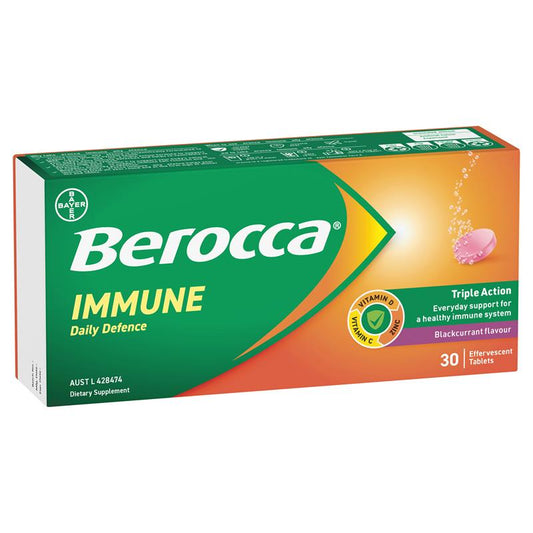 Berocca 免疫日常防御黑加仑味 30 片泡腾片