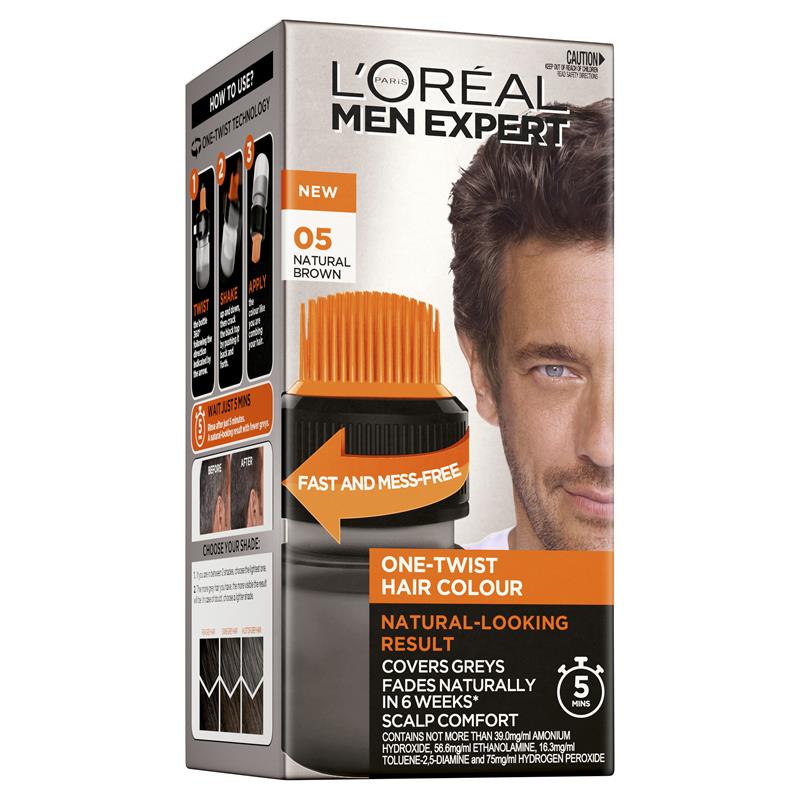 L'Oreal Paris Men Expert One Twist Hair Colour 05 Natural Brown
