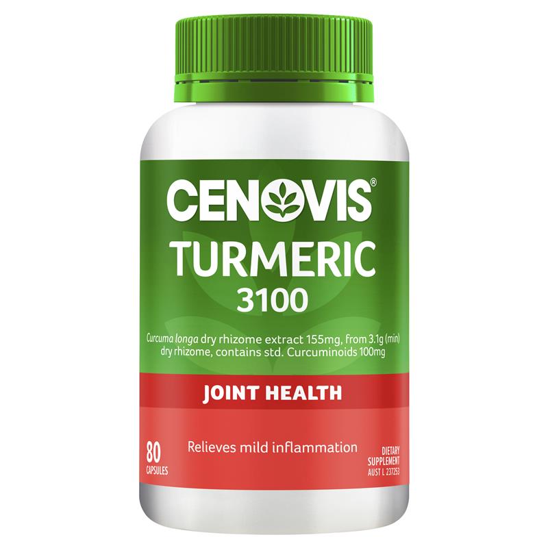 Cenovis 姜黄素 3100 关节健康胶囊 80 粒