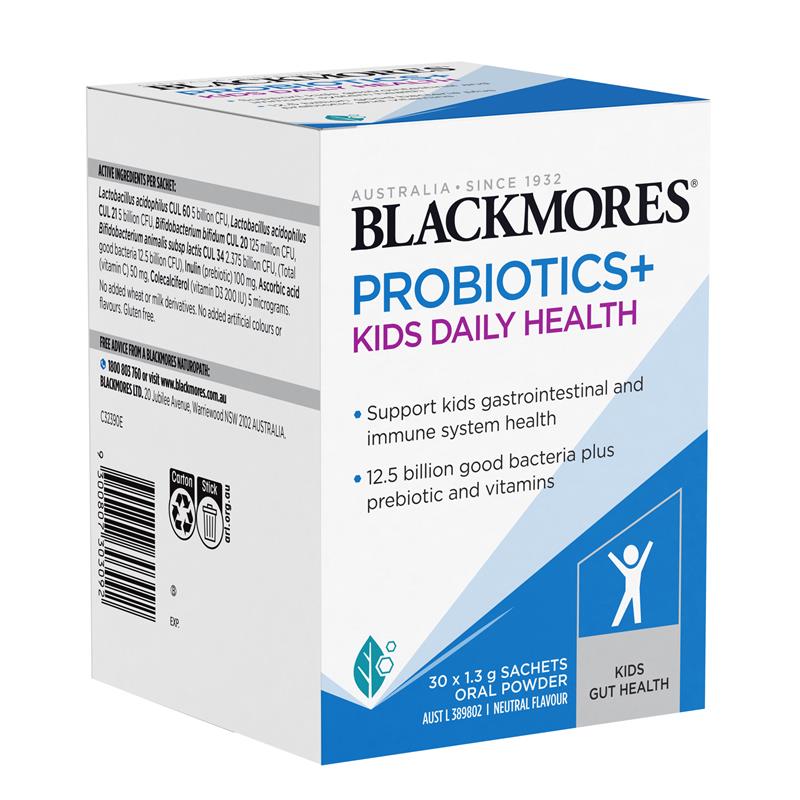Blackmores Probiotics+ Kids Daily Health Powder 30 Sachets