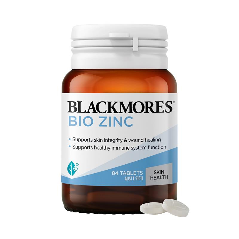 Blackmores Bio Zinc Skin Health Immune Support Vitamin 84 Viên