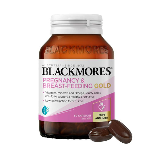 Blackmores 孕期及哺乳期黄金维生素 60 粒胶囊