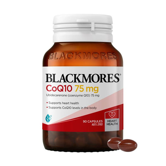 Blackmores 辅酶 Q10 75 毫克心脏健康维生素 90 粒胶囊