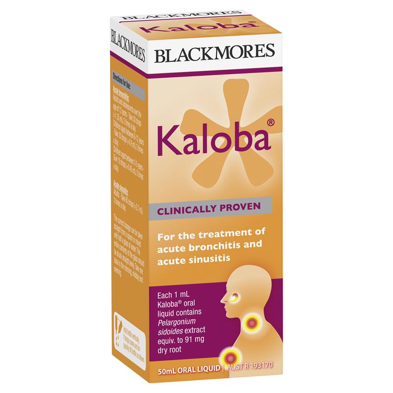 Blackmores Kaloba Accute Bronchitis & Sinusitis Relief 50mL