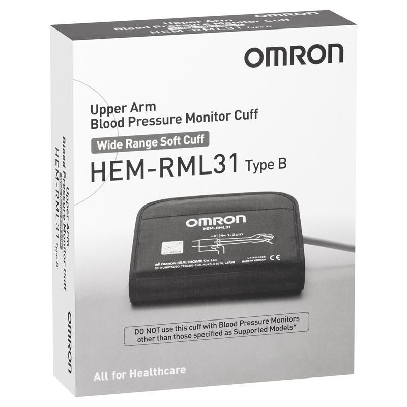 Vòng đo huyết áp Omron HEM-RML31 cỡ trung bình/lớn (22-42cm)