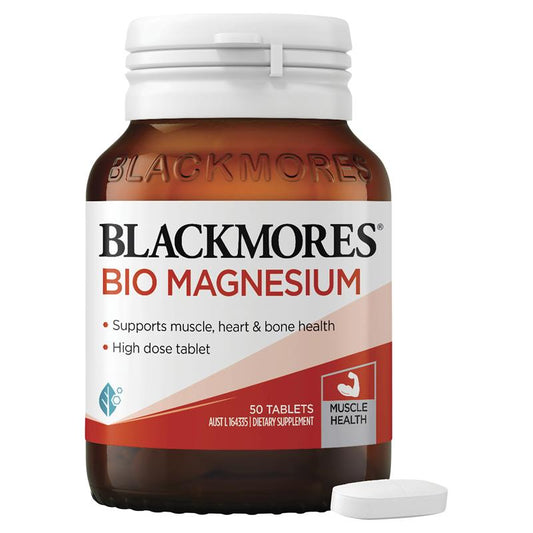 Blackmores 生物镁肌肉健康维生素 50 片