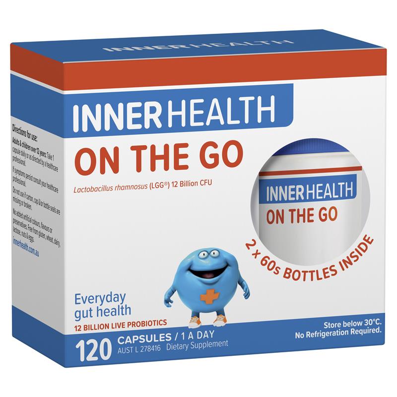 Inner Health On the Go Probiotic 120 Capsules