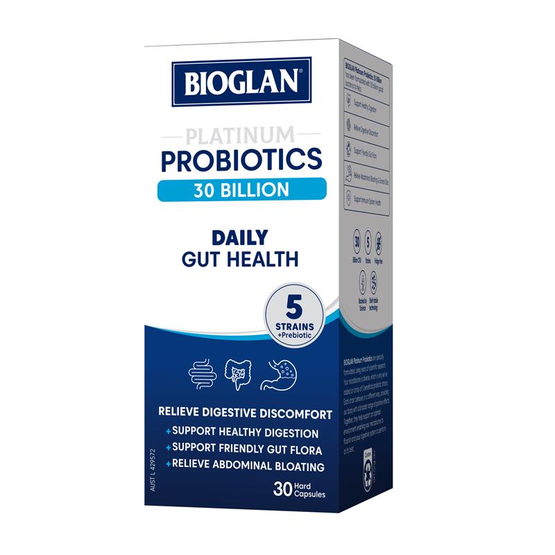 Bioglan Platinum Probiotics Daily 30 Billion 30 Capsules