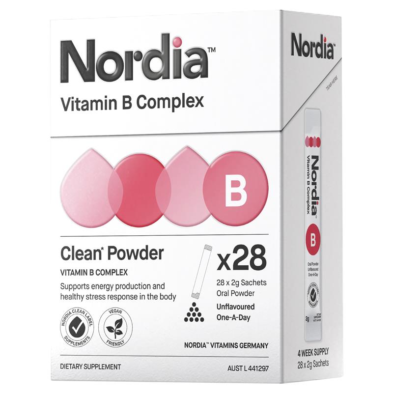 Bột Vitamin B tổng hợp Nordia 28 gói