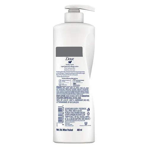 Dove Body Lotion Light Hydration 400ml