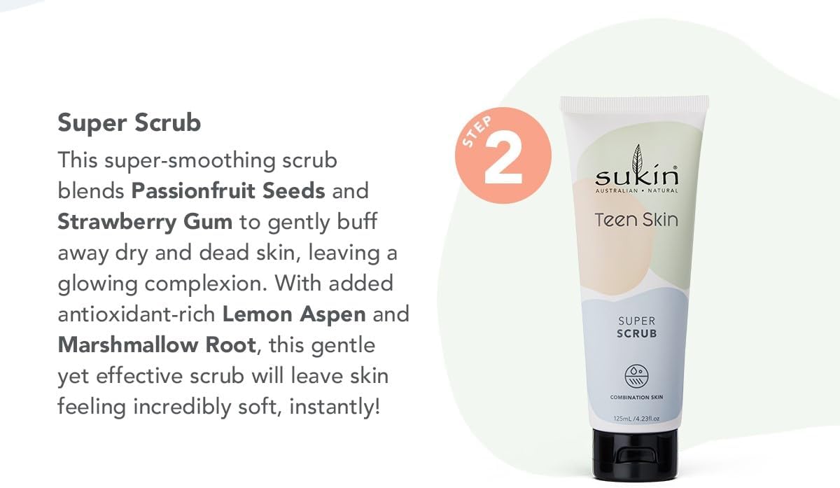 Tẩy Tế Bào Chết Cho Tuổi Teen Sukin 125ml