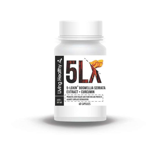Living Healthy 5LX 乳香锯缘青蟹提取物+姜黄素 60 粒胶囊