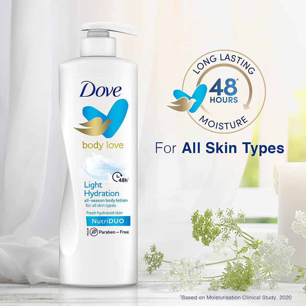 Dove Body Lotion Light Hydration 400ml