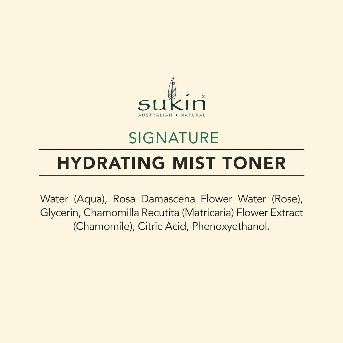Nước hoa hồng Sukin Signature Hydrating Mist Toner 250ml