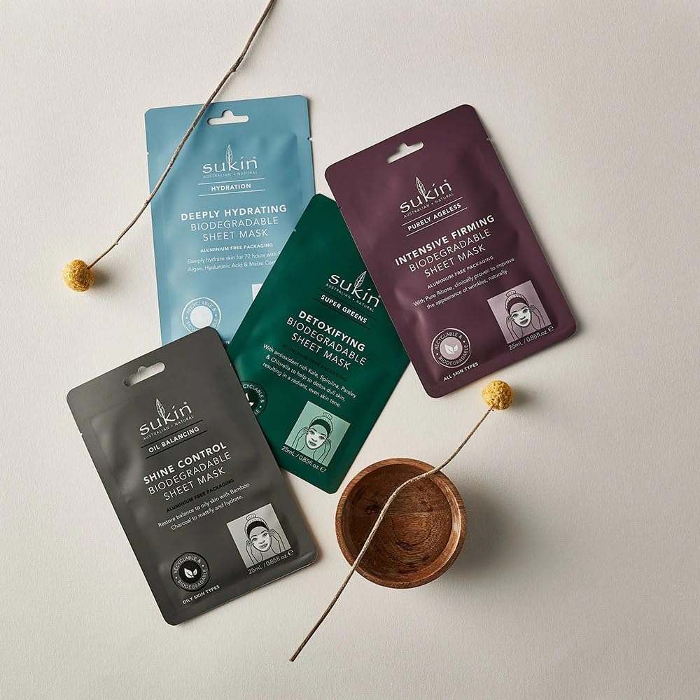 Mặt nạ giấy làm săn chắc da Sukin Purely Ageless Intensive Firming Sheet Mask Sachet