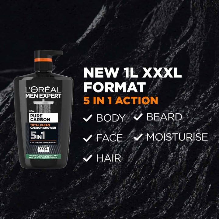 Sữa tắm L'Oreal Paris Men Expert Pure Carbon 1L