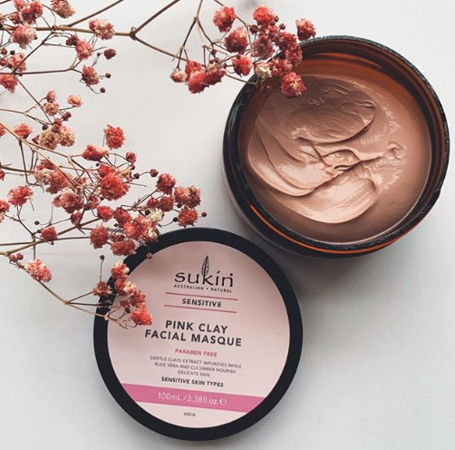 Mặt nạ đất sét hồng Sukin 100ml