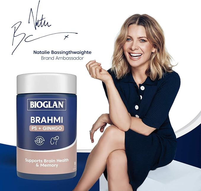 Bioglan Brahmi + PS + Ginkgo Focus 50 Capsules