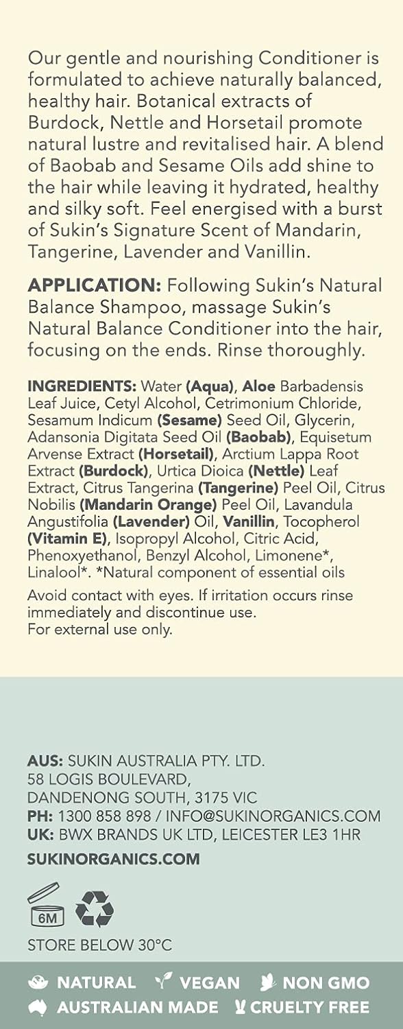 Dầu xả Sukin Natural Balance 500ml