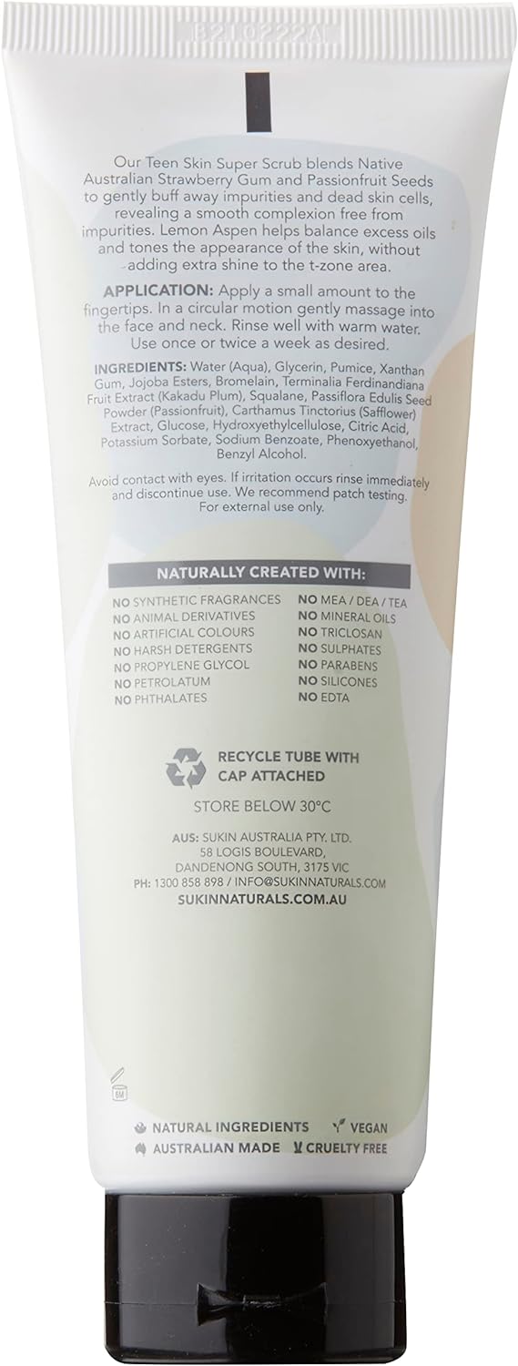 Tẩy Tế Bào Chết Cho Tuổi Teen Sukin 125ml