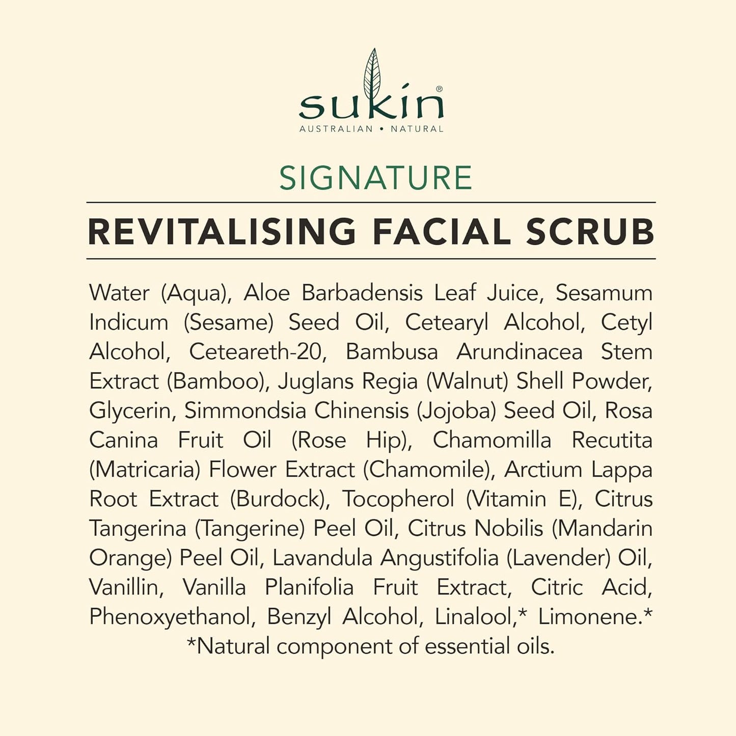 Sữa rửa mặt tái tạo da Sukin Signature Revitalising Facial Scrub 125mL