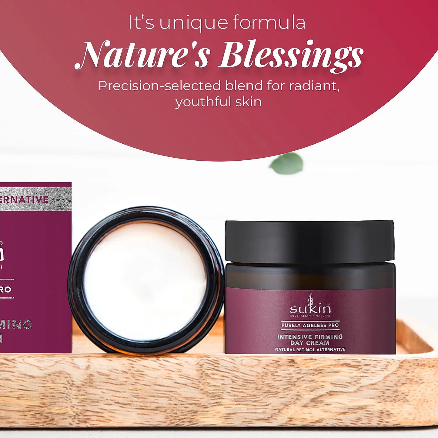 Kem dưỡng da ban ngày Sukin Purely Ageless Pro Intensive Firming 50ml