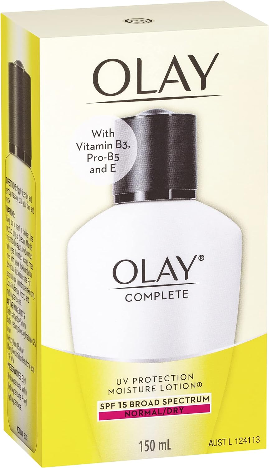 Kem dưỡng ẩm chống nắng Olay Complete UV Protection Lotion dành cho da nhạy cảm SPF15 150mL