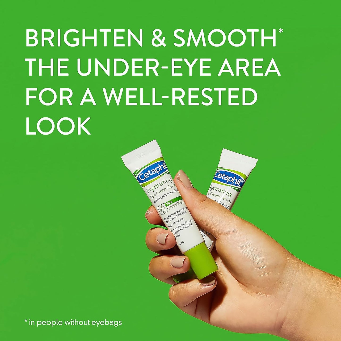Kem dưỡng ẩm mắt Cetaphil Face Hydrating Eye Cream-Serum với Hyaluronic Acid 14ml