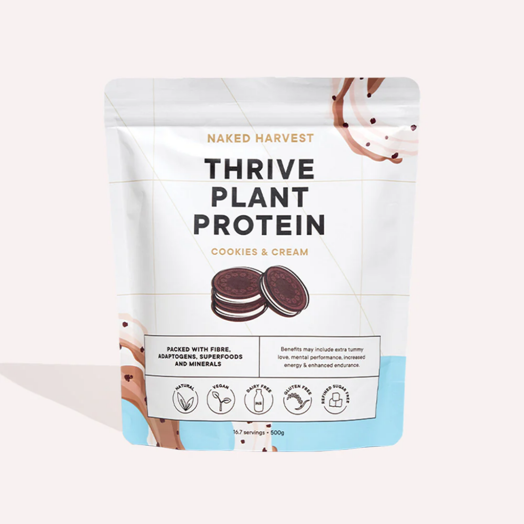 Naked Harvest Cookies & Cream Plant Protein