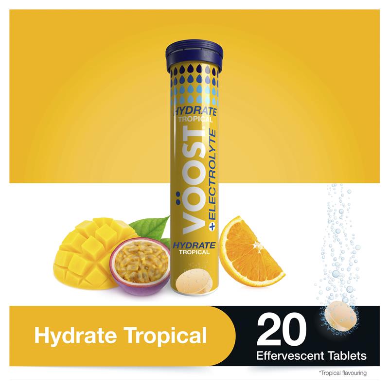 Viên sủi Voost Hydrate Tropical 20 viên