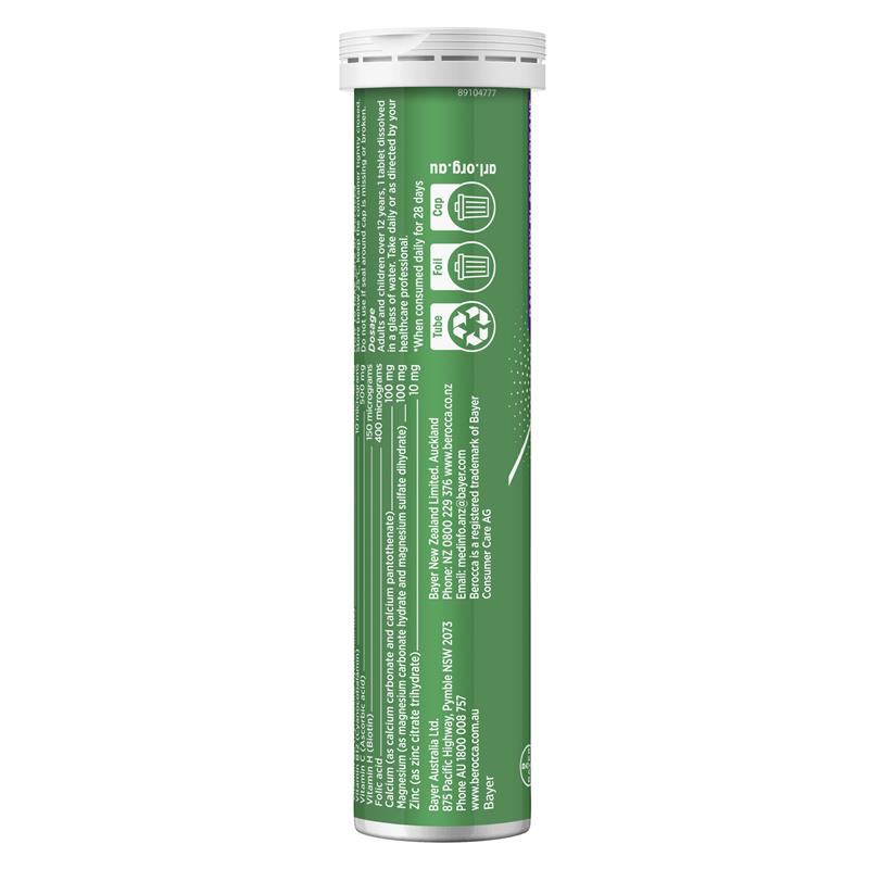 Berocca Performance Raspberry and Blackcurrant 60 Effervescent Tablets Exclusive Size