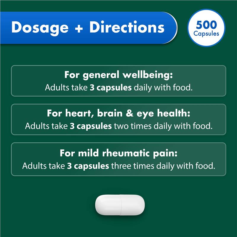 Dầu cá không mùi Nature's Own 1000mg 500 viên nang Kích thước độc quyền