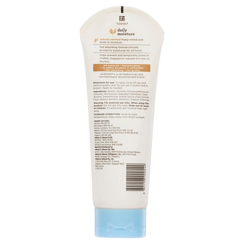 Sữa dưỡng ẩm không mùi Aveeno Baby Daily Moisture 227g