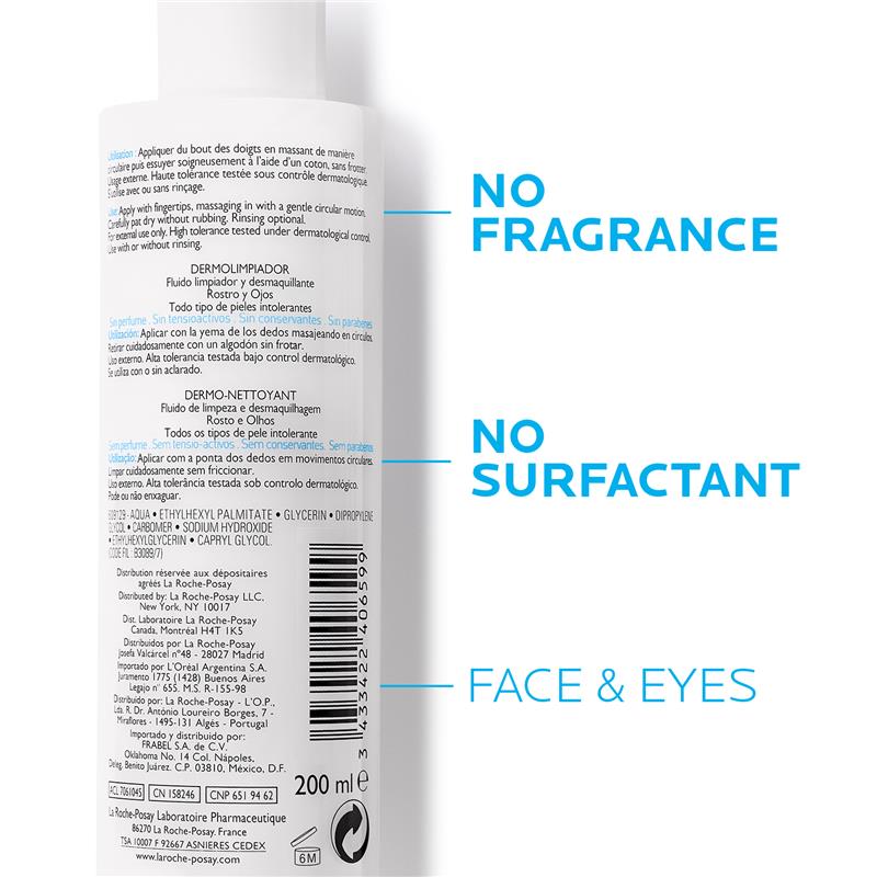 Sữa rửa mặt La Roche-Posay Toleriane Dermo 200ml
