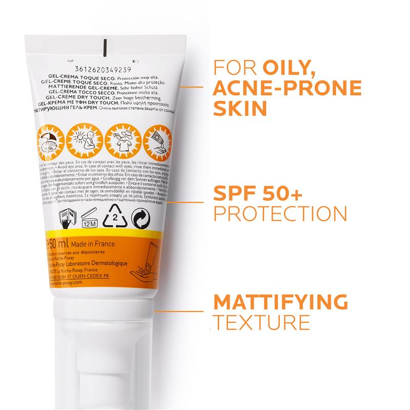Kem chống nắng La Roche-Posay Anthelios XL Dry Touch SPF50+ dành cho da dầu 50ml