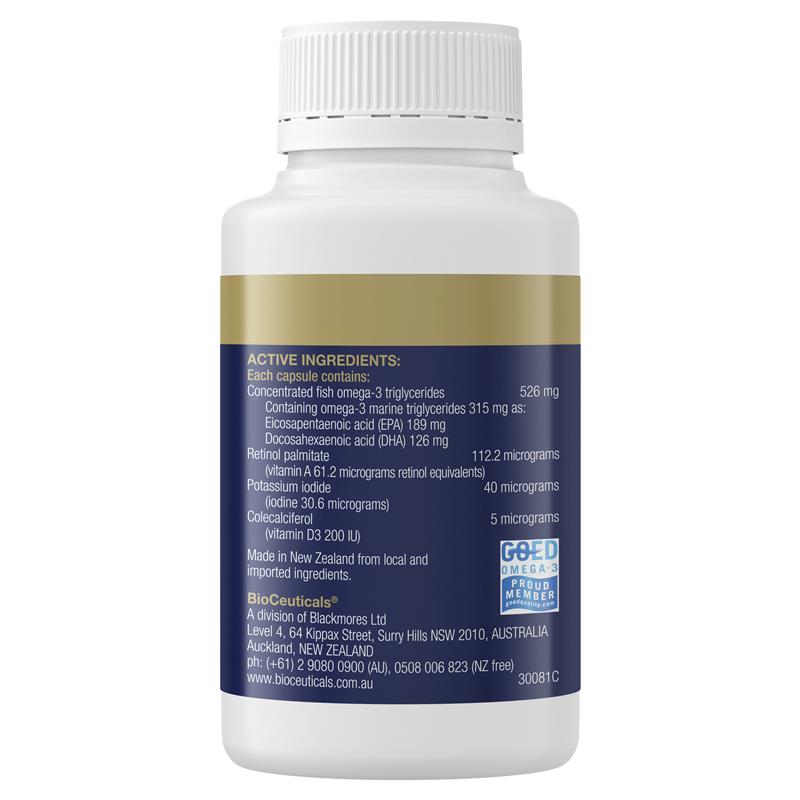 Bioceuticals UltraClean OmegaFactors 青少年专用 60 粒胶囊