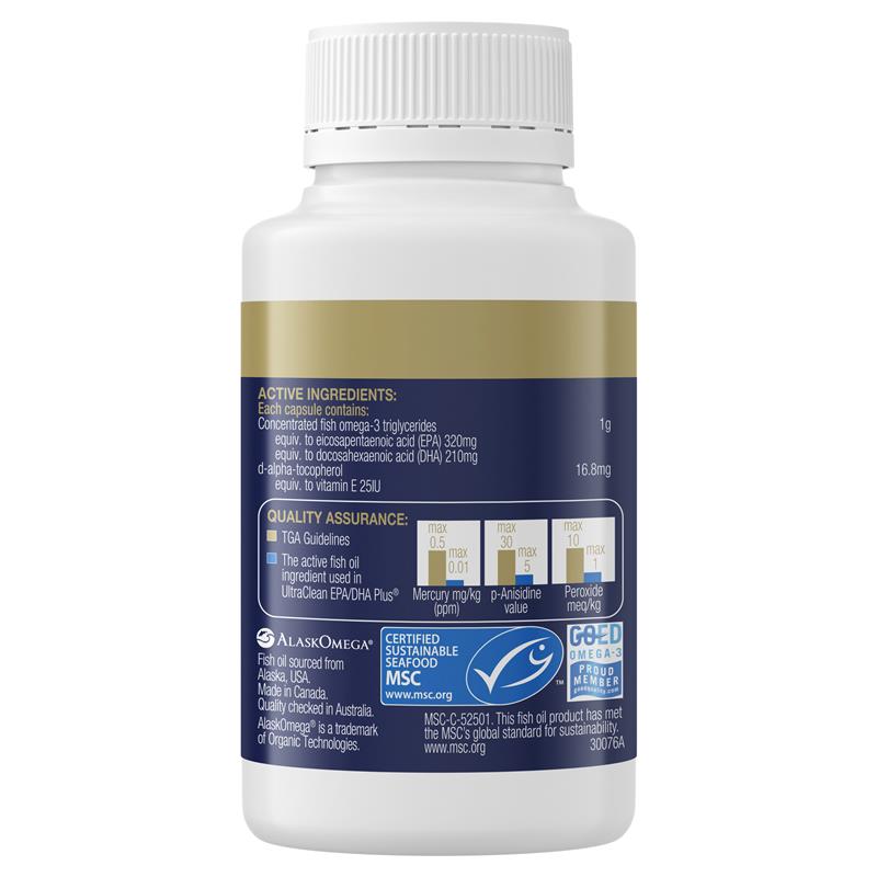 BioCeuticals UltraClean EPA/DHA Plus® 60粒胶囊
