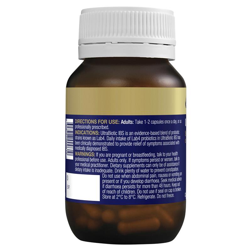 BioCeuticals UltraBiotic IBS 30 Capsules Fridge Line